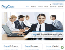 Tablet Screenshot of paycare.co.in